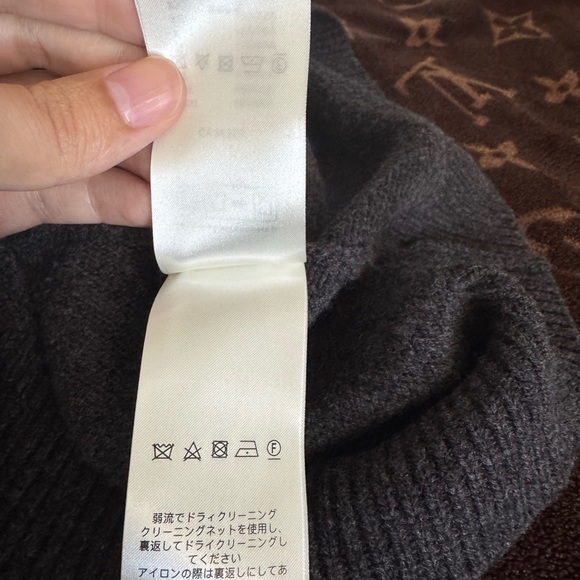 Louis Vuitton monogram jacquard wool half zip - Picture 11 of 13